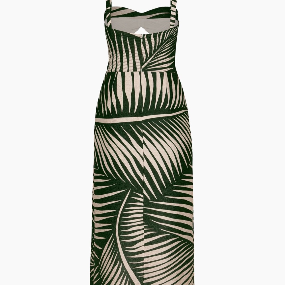 Johanna Ortiz Tropicana Nights Wool-Silk Midi Dress, As Seen On Meghan Markle - Picture 2 of 6